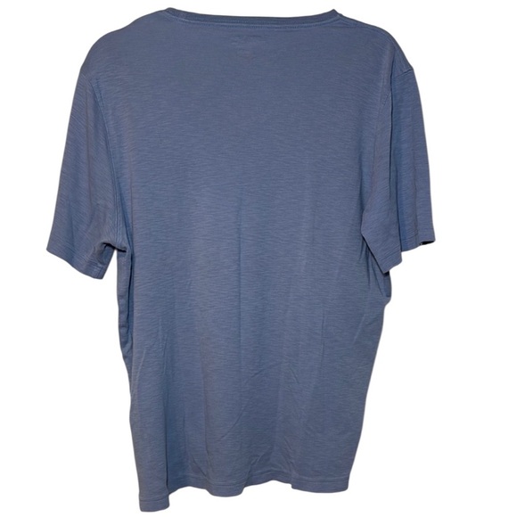 Kirkland Signature Men’s Blue Crewneck 100% Pima Cotton Tee Shirt Size Medium - Picture 4 of 6